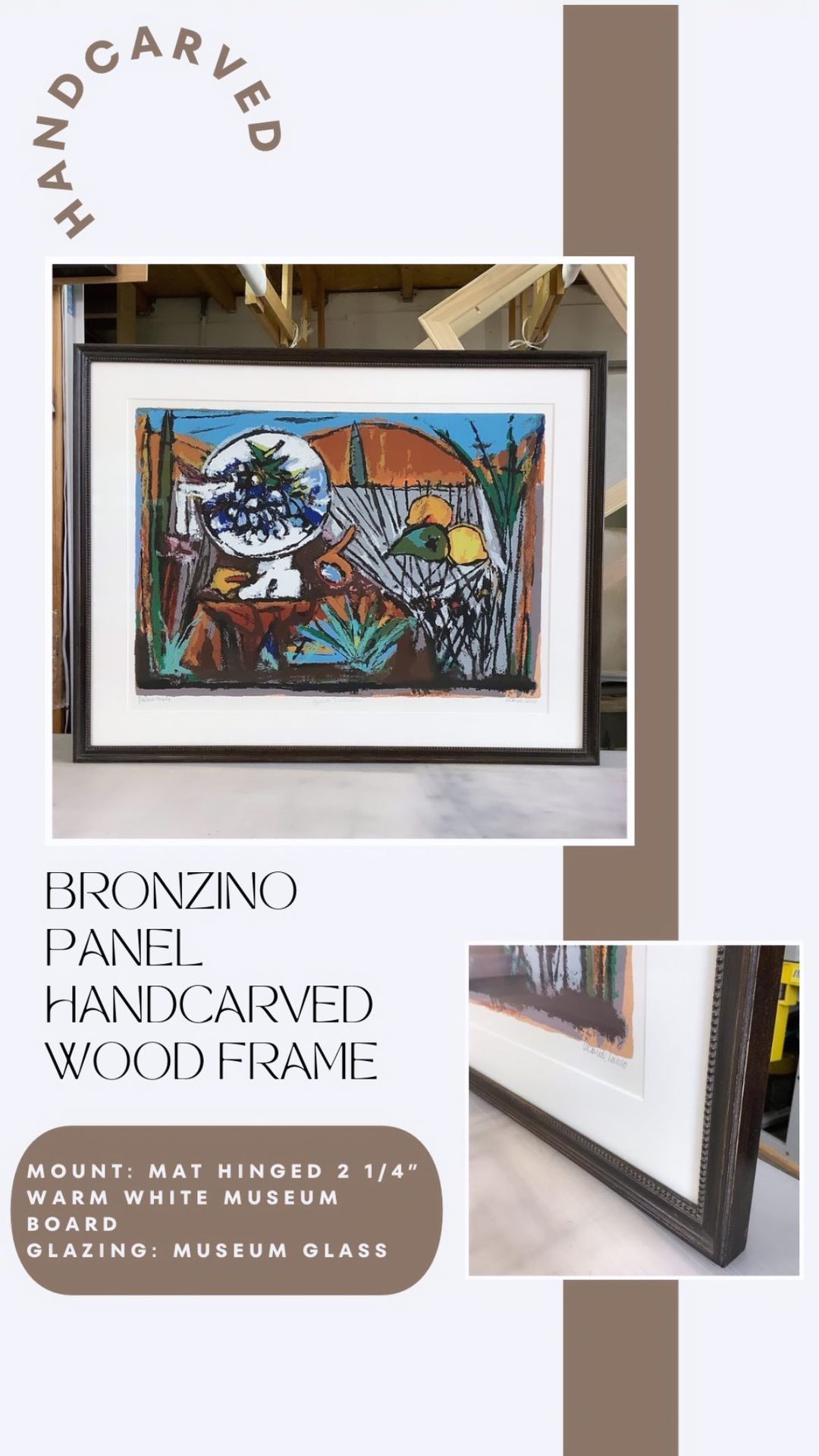 Floater Frames For Canvas Paintings In Tribeca  Frames And Stretchers -  Frames and Stretchers - Custom Framing Shop in NYC