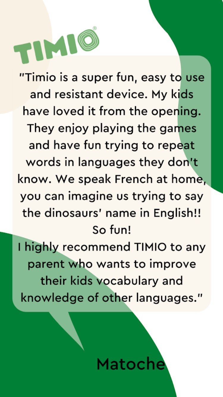 Le lecteur audio éducatif TIMIO grandit avec votre enfant - BABYmatters