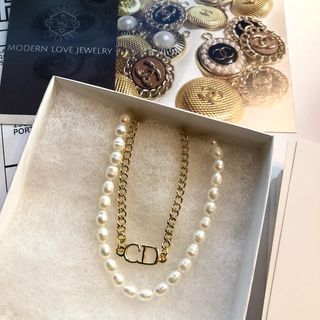 Louis Vuitton Heart Charm Necklace – Modern Love Jewelry
